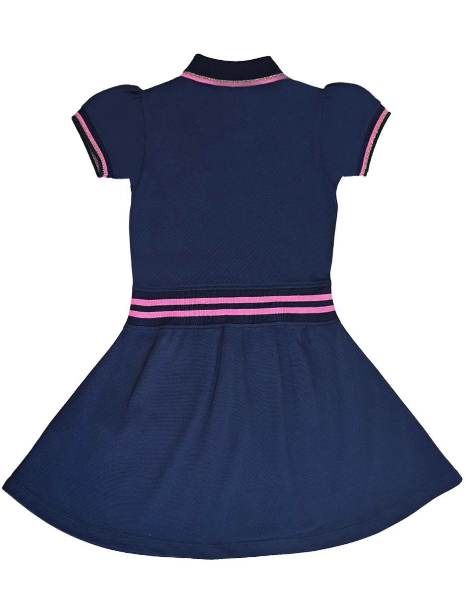 Vestido maura manga regular para niña